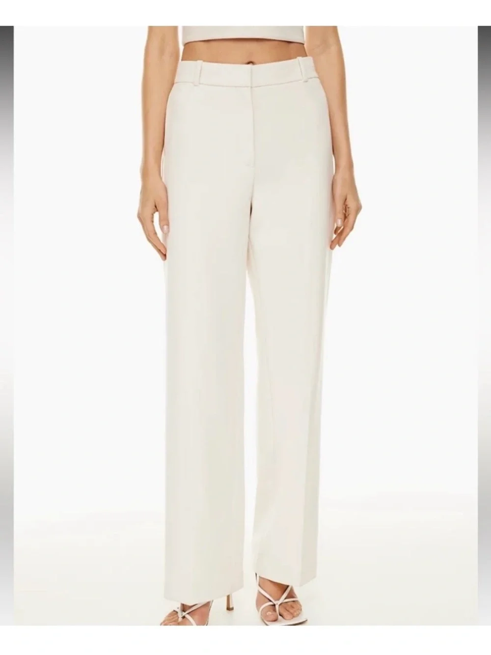 Aritzia Babaton agency Linen Pant White size 12
